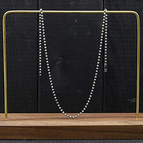 Tiparts 30 Feet Stainless Steel Ball Chains Necklace with 20pcs Connectors Clasps,Silver Beads Chain Sets (Chain Width 1.5mm+20pcs connectors)...