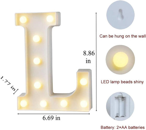 MUMUXI Marquee Light Up Letters | Large Light Up Numbers | Battery Powered and Bright with Every Letter of The Alphabet | for Wedding, Birthday, P...