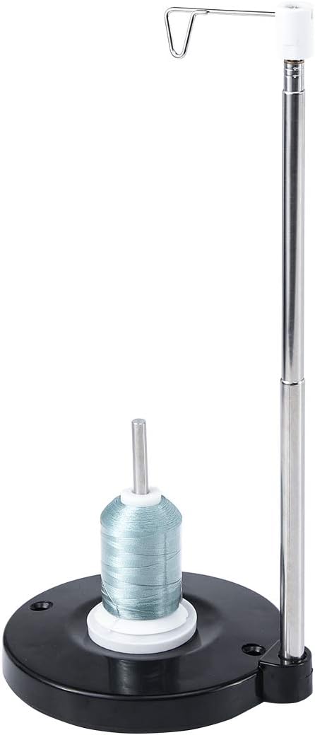 Sew Tech Adjustable Cone Thread Stand Spool Holder for Sewing Machine Embroidery Quilting Serger Machines, Single Thread Stand for Smoother Feed, ...