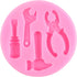 Hand Tools Silicone Molds Construction Tools Chocolate Fondant Molds Steampunk Gear Mold For Cake Decorating Cupcake Topper Sugar Gum Paste Candy ...