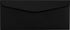 LUXPaper #10 Commercial Flap Business Envelopes | 4 1/8" x 9 1/2" | Midnight Black | 80lb. Text | 50 Qty...
