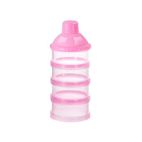 Accmor Formula Dispenser On The Go, 4 Compartments Stackable Formula Container for Travel, Baby Milk Powder Kids Snack Container, BPA Free ?...