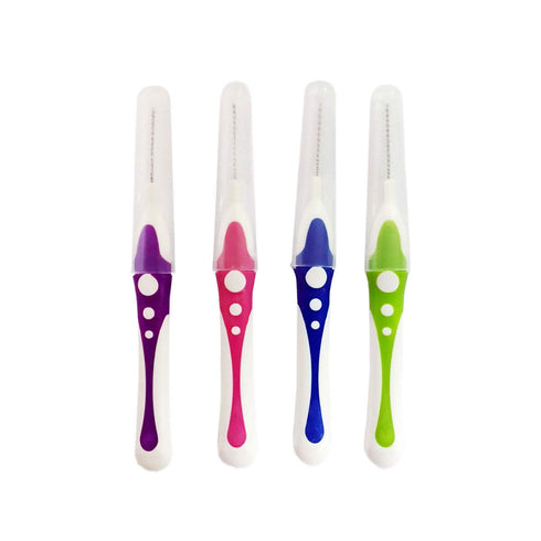 16pcs XL Size Orthodontic Interdental Brush, 4 Handle Colors, Clean Between Teeth and Braces, Flexible Handle and Durable Wire, Easy to Use and No...