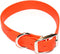 Regal Dog Products Small Orange Dog Collar with Heavy Duty Double Buckle & D Ring | Vinyl Coated, Custom Fit, Adjustable Biothane Dog Collar | Che...