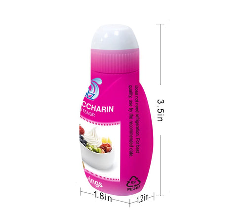 EZ-Sweetz Sodium Saccharin (2 Pack 1.42oz - Liquid Sweetener 600 Servings/Bottle)...