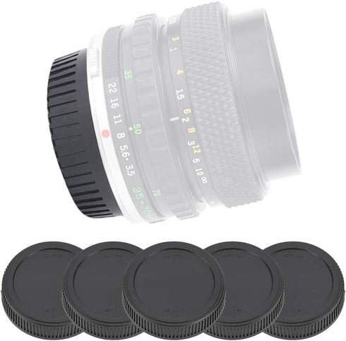 Camera Rear Lens, 5PCS Portable Plastic Camera Lens Cover for Olympus Lenses...