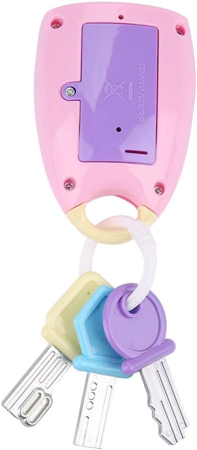 VBESTLIFE Funky Toy Keys for Toddlers and Babies, Baby Toy Smart Key Remote Car Control Musical Pretend Play for Kids Education Toys()...