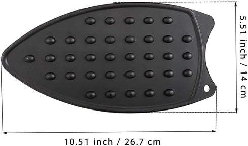 2 Pcs Silicone Iron Rest Pad, Silicone Iron Rest Pads, Silicone Iron Rest Pads Multipurpose Iron Hot Resistant Mat for Flat Irons, Ironing Board-B...