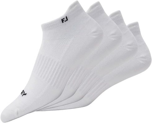FootJoy Men's 2023 ProDry Lightweight Roll Tab 2-Pack, White, Fits Shoe Size 7-12...