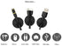 Cable Wire cord clips Organizer Holder Clamp Self-Adhesive Cord Management System for Charging USB Network Headphone Cables for Car Desk Office Ho...