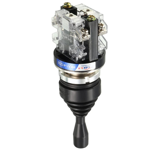 uxcell Joystick Switch Controllers 2 Position 2NO Momentary Type 150V/250V/600V 30mm Panel Mount HKA1-41Z02...