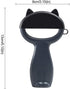 Cat Style Portable Multi-function Peeler Household Fruit Vegetable Potato Paring Knife Dust-Proof Lid Multifunction Paring Knife Kitchen Tool (Bla...