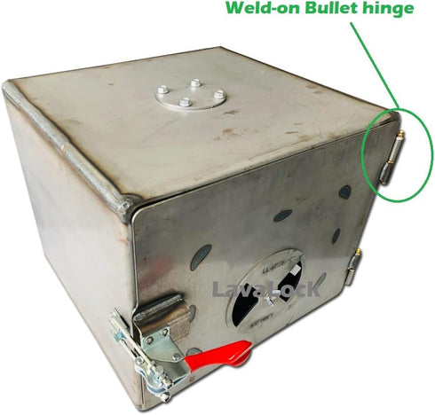 4 3/4" Weld On Bbq Smoker Pit Bullet Door Lid Hinge greasable zerk 4.75 in parts...