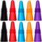 10 pcs Wine Stoppers, CNYMANY Reusable Silicone Beverage Bottle Sealer Replacement with Grip Top for Cork to Keep The Wine Fresh - Red, Blue, Oran...