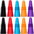 10 pcs Wine Stoppers, CNYMANY Reusable Silicone Beverage Bottle Sealer Replacement with Grip Top for Cork to Keep The Wine Fresh - Red, Blue, Oran...