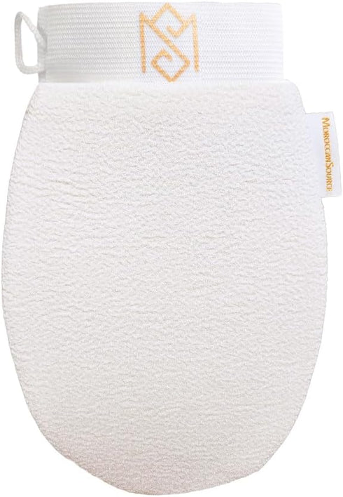 Exfoliating Glove Kessa Mitt Body Scrubber - Dead Skin Remover Shower Glove for Dead Skin Scrubbing and Deep Pore Cleansing - by MoroccanSource (1...