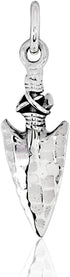 WithLoveSilver Solid 925 Sterling Silver Celtic Archer Rock and ArrowHead Pendant...