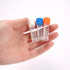 100PCS 2ml Plastic Small Vials with Screw Caps Sample Tubes Cryotubes,PP Material, Free from DNase, RNase, Human DNA...