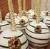 24 Pack Bling Candy Apple Sticks and Bags Kits, Caramel Apple Wooden Skewers,Food Bamboo Decorative Sticks for Rice Krispie Treats Cookie Cake Pop...