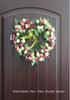 Florist Flower Wreath Rose Garland for Home Wall Wedding Decoration (Champagne-Heart-Shaped)...