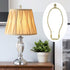 10 Inch Lamp Harp, 2 Set Gold Lamp Shade Harp Holder with Finial, DIY Detachable Replacement Lampshade Adapter Harp Bracket Hardware for Table/Flo...
