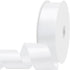 Maclemon 1-1/2 inch Wide 100 Yards Double Face White Satin Ribbon White Fabric Ribbon for Gift Wrapping Very Suitable for Weddings Decoration Bouq...