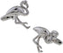 Flamingo Bird Famous Miami Florida Sight Pair Cufflinks in a Presentation Gift Box & Polishing Cloth...