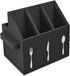 Ikee Design Wooden Utensil Caddy with Handles, Silverware Caddy, Silverware Holder for Countertop,Party,Camping and Kitchen, Silverware Organizer,...