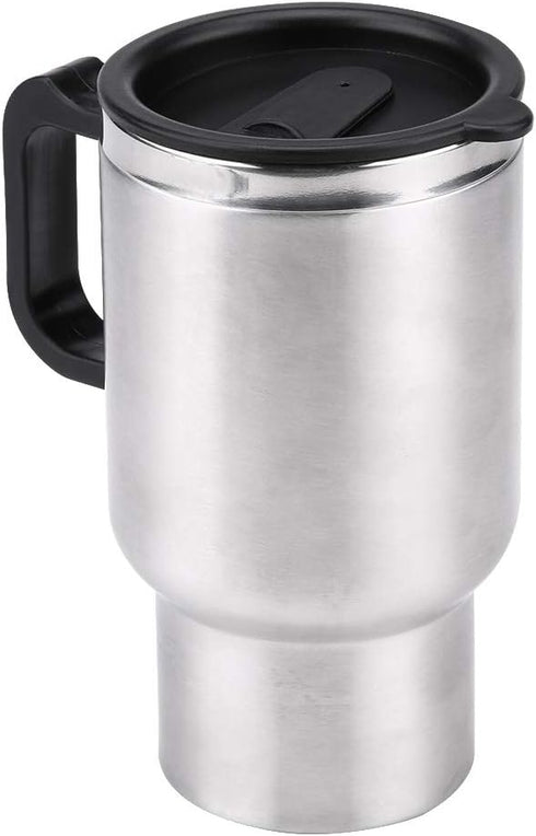 12v Electric Cup for Car,12V Electric in car Stainless Steel Travel Heating Cup Coffee Tea Car Cup Mug (12V 450ml)...
