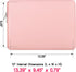 RAINYEAR 13.3 Inch Laptop Sleeve Soft PU Leather Case Water Resistant Padded Zipper Cover Protective Carrying Bag Compatible with 13.3" Notebook C...