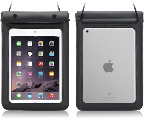7-8.7 Inch Tablet Universal Waterproof Bag Case Dry Pouch with Lanyard for Samsung Galaxy Tab A7 Lite 8.7’’, Tab A 8.0’’, iPad Mini 4, Mini, Kindl...
