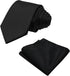 Mantieqingway Mens Tie with Handkerchiefs,3.15'' Business Checked Ties for Men Polyester Silk Necktie Pocket Squares Set...