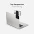 MOFT Magnetic Laptop iPhone Mount, Continuity Camera Mount, Foldaway Portable Laptop Top & Side Holder for Dual-Screen Setup, Black...