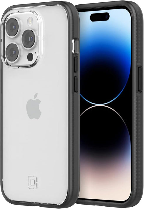 Incipio Idol Series Case for iPhone 14 Pro, Minimalist and sustainable protection - Black/Clear (IPH-2025-BLKC)...