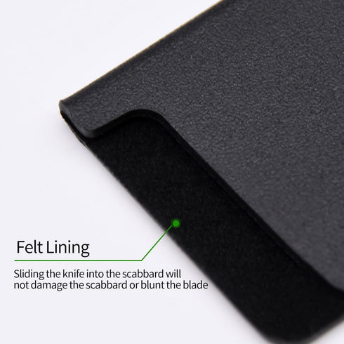 Knife Guards, 2/4/5/10/20pcs 4.7in - 12.2in Universal Knife Edge Guards, Non-BPA Knife Sheath, Waterproof Abrasion Resistant Felt Lined Knife Cove...