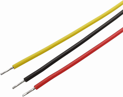 Micro Jst 1.25 Wire Connectors, 20Pairs/40pcs 1.25mm 3 Pin Jst Male and Female Connector Plug with Wires Cables Kit for LED Light 100mm...