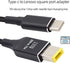 NFHK Type-C USB-C 135W to DC Rectangle 11.0 * 4.5mm Power PD Charge Cable for Thinkpad X1 Legion Y7000P Laptop DC20V 6.25A......