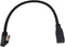 Duttek 12 Inch 4K Mini DisplayPort Cable, Left Angled Male to Female, Supports 4K x 2K Resolution, HBR2 Bandwidth Up to 21.6Gbps, Compatible with ...