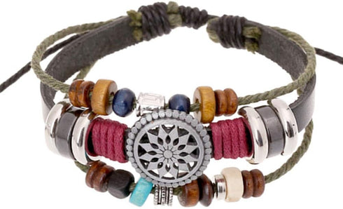 Women Lady Bohemia Wind Beaded Multilayer Hand Woven Bracelet Jewelry...