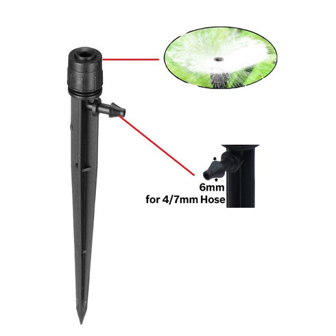 Lxcom Lighting Irrigation Drippers Drip Emitters Micro Spray Adjustable 360 Degree Full Circle Pattern Water Flow Irrigation Drippers Drip System ...