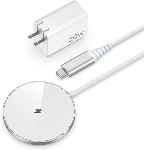 Magnetic Wireless Charger - NANAMI Fast Wireless Charging Pad for MagSafe Charger iPhone 15/14/13/12 Series, Phone Charger for Airpods 3/2/Pro/Pro...