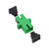 50PC Fiber Optical Coupler Green SC Singlemode Fiber Optic Adapter, SC Female to SC Female APC Single Mode Fiber Optical Coupler, Network Internet...
