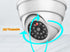 JZK 2 Dummy Fake Surveillance Security CCTV Dome Camera with LED Blinking Real Imitation for Home Security, White...