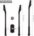 Bike Rear Side Stand Aluminium Alloy Quick Release Bicycle-Kickstand With Concealed Spring-Loaded Latch Non-Slip Rear Side for 24-27.5 Inch Mounta...
