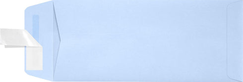 LUXPaper #10 Policy Business Envelopes | Peel & Press | 4 1/8" x 9 1/2" | Baby Blue | 80lb. Text | 50 Qty...