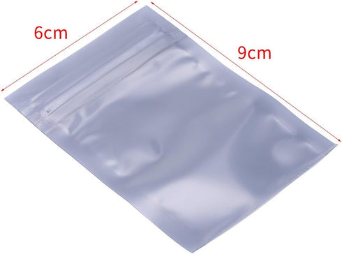 Antistatic Pouch, 100Pcs/set 6x9cm Antistatic Resealable Ziplock Pouch Storage Bag for Electronic Accessories for Batteries Electronic Components...