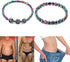 Black Obsidian Anklets for Women,2PCS Anti Swelling Anklet Slim Hematite Anklet Anti-Anxiety Yoga Beads Bracelet...