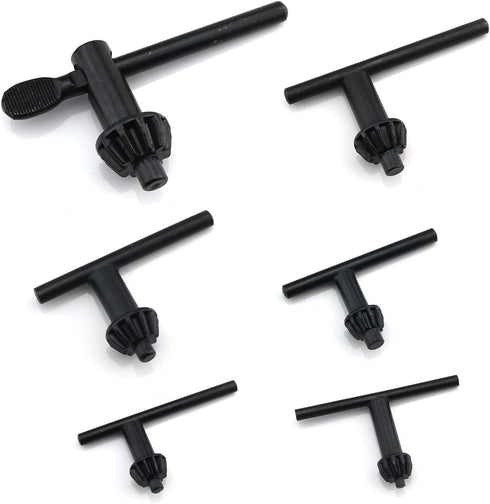 6IN1 Drill Chuck Key Wrench Electric Drill Clamping Tool 6 Sizes Electric Hand Drill Chuck Wrench Tool Part Drill Chuck Keys...