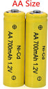 12 Packs AA Garden Ni-cd Batteries 1.2V AA 700mAh Ni-Cd Rechargable Battery for Solar Lights,lawn Landscape lighting?AA Size?...
