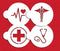 Medical Symbols Cookie Stencil Set C992 By Designer Stencils Beige/Semi-Transparent, 2.5 x 2.5...